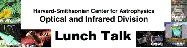 CfA OIR Division Lunch Talks