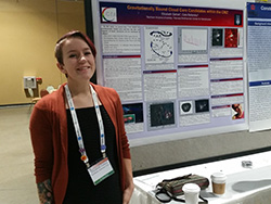 Liz Gehret presenting results on behalf of CMZoom at the AAS meeting.