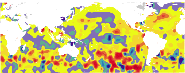 model of world sea level changes