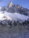 
The Green Needle and the slopes leading down to the glacier.
