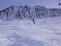 
Me looking rusty on my rental snowboard.
