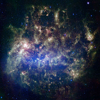 2006/08/31: Spitzer images the Large Magellanic Cloud
