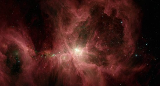 2006/08/14: Spitzer/IRAC image of the Orion molecular cloud