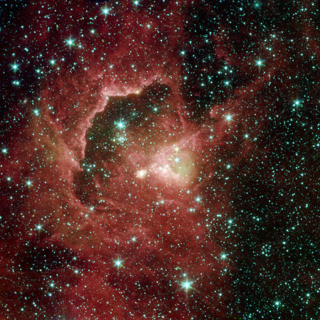 2006/09/08: Spitzer/IRAC image of Star Formation in Cepheus
